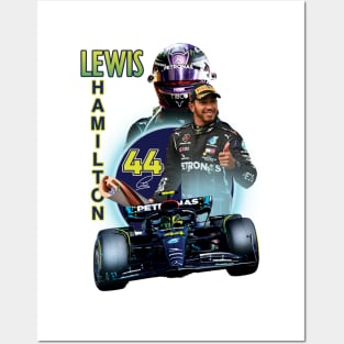 Lewis Hamilton Tshirt Formula One Tee Posters and Art